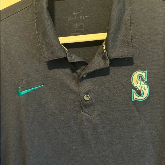 Seattle Mariners Nike MLB Branded Navy Polo - Picture 5 of 7